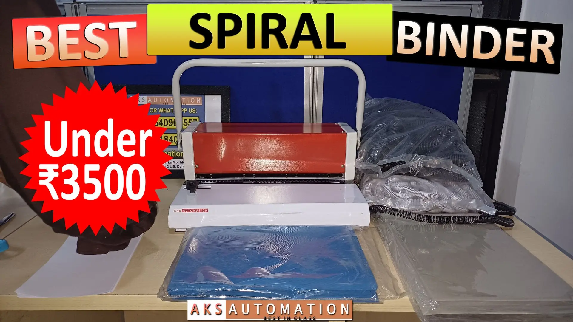 SPIRAL BINDING MACHINE
